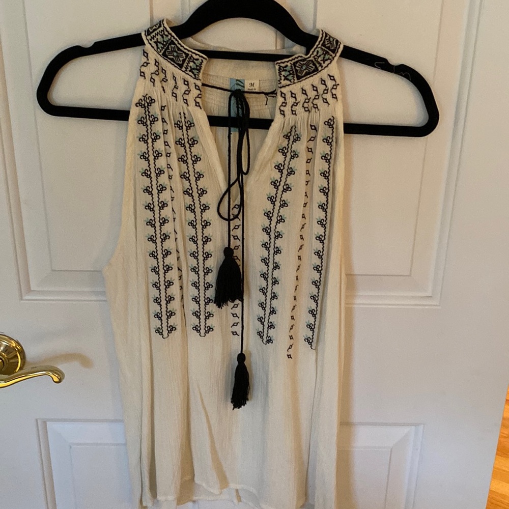 Embroidered Tank